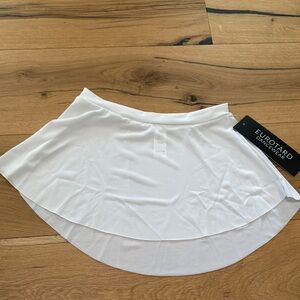 NWT Eurotard White Ballet/Pointe Skirt, Adult Small